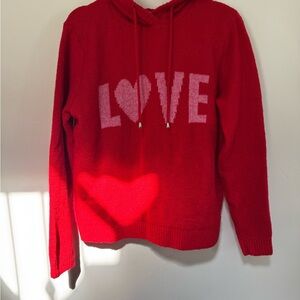 Cupcakes and Cashmere Red Love Hoodie